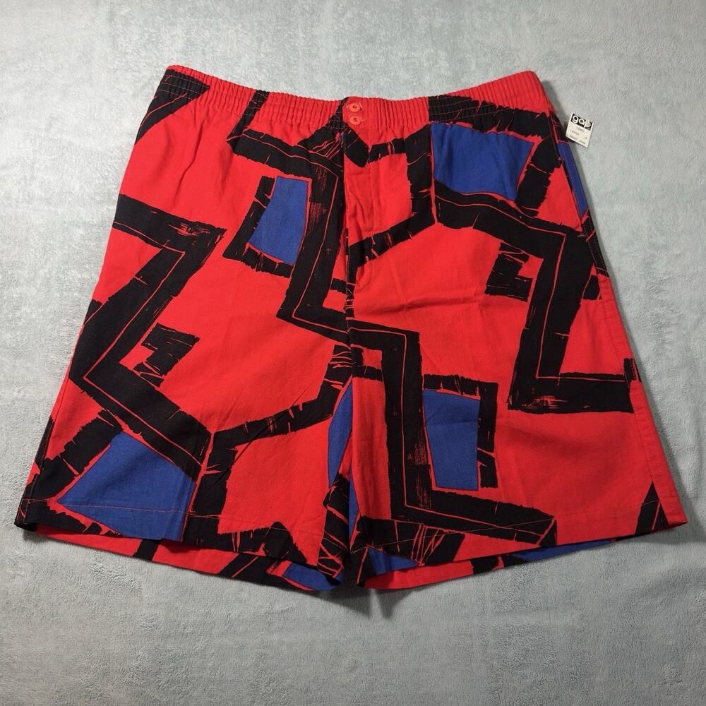 Deadstock Vintage 70s GAP Board Shorts Large 38x8 Trippy Retro Gothic Baggy 80s